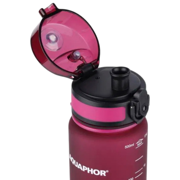 Sticlă pentru apă Aquaphor City Ruby 0.65l photo 3