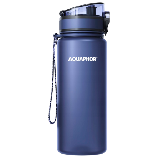 Sticlă pentru apă Aquaphor City Blue 0.65l photo 1