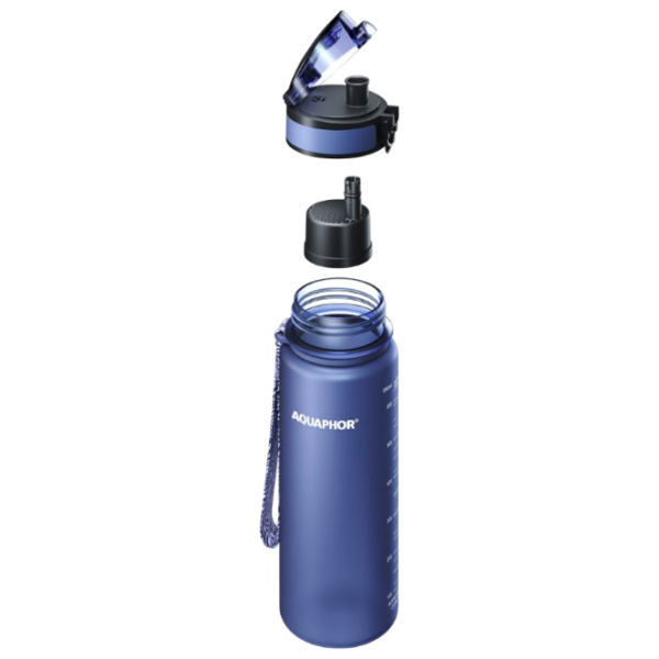 Sticlă pentru apă Aquaphor City Blue 0.65l photo 3