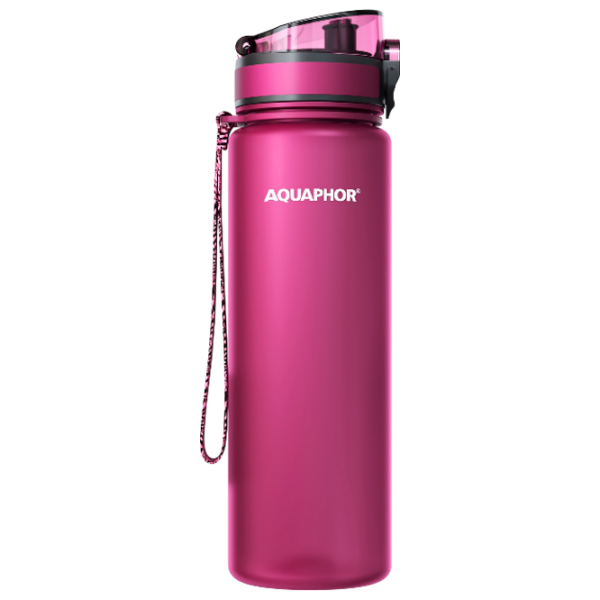 Sticlă pentru apă Aquaphor City Pink 0.8l photo 1