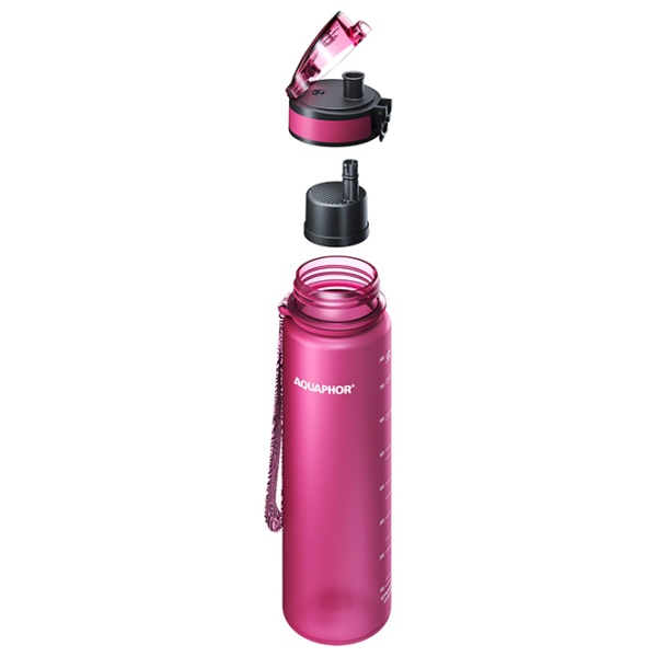 Sticlă pentru apă Aquaphor City Pink 0.8l photo 2