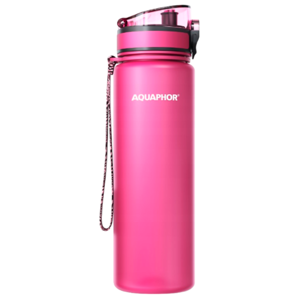 Sticlă pentru apă Aquaphor City Light Pink 0.8l photo 1