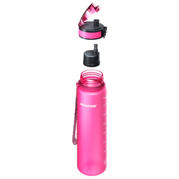Sticlă pentru apă Aquaphor City Light Pink 0.8l photo 2