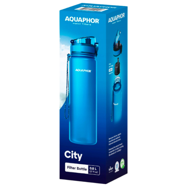 Sticlă pentru apă Aquaphor City Blue 0.8l photo 5