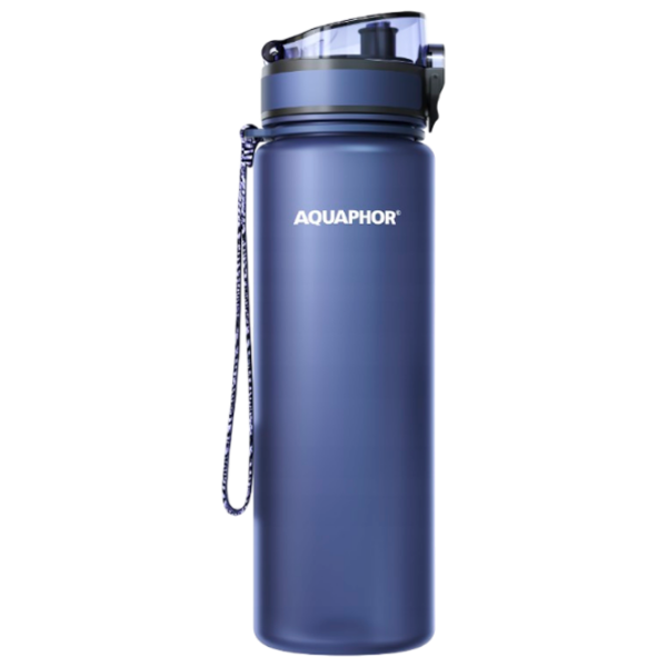 Sticlă pentru apă Aquaphor City Dark Blue 0.8l photo 1