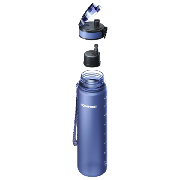 Sticlă pentru apă Aquaphor City Dark Blue 0.8l photo 2