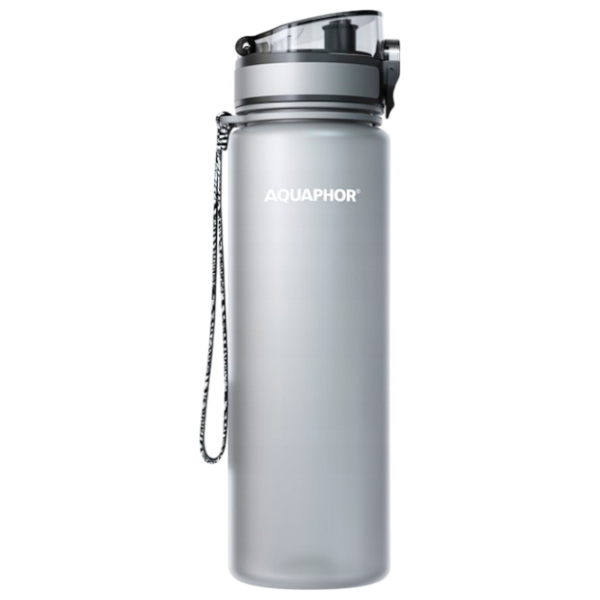 Sticlă pentru apă Aquaphor City Grey 0.8l photo 1