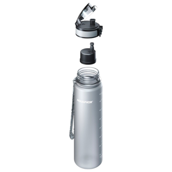 Sticlă pentru apă Aquaphor City Grey 0.8l photo 2