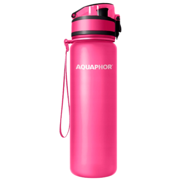 Sticlă pentru apă Aquaphor City Pink 0.5l photo 1