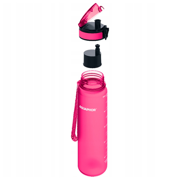 Sticlă pentru apă Aquaphor City Pink 0.5l photo 4