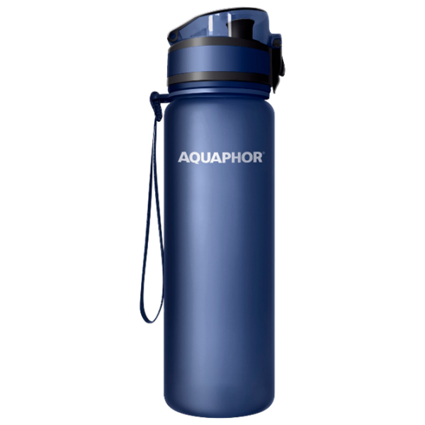 Sticlă pentru apă Aquaphor City Navy 0.5l photo 1