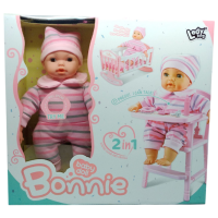 Păpușă Essa Toys Bonnie bebeluș LD69003B 3+