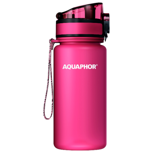 Sticlă pentru apă Aquaphor City Pink 0.35l photo 1
