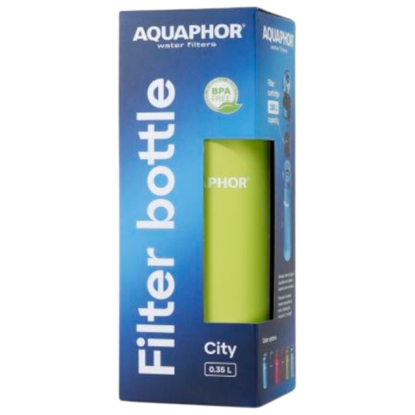 Sticlă pentru apă Aquaphor City Green 0.35l photo 5