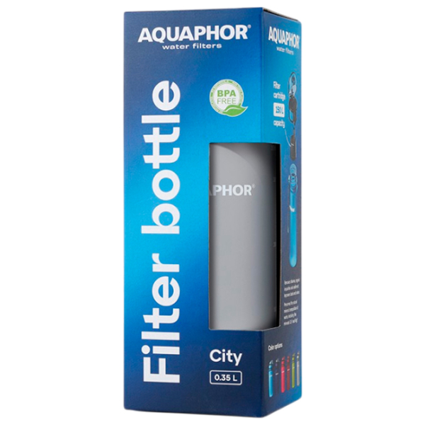 Sticlă pentru apă Aquaphor City Grey 0.35l photo 5