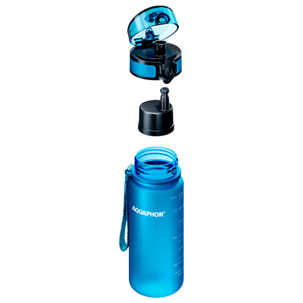 Sticlă pentru apă Aquaphor City Blue 0.35l photo 2