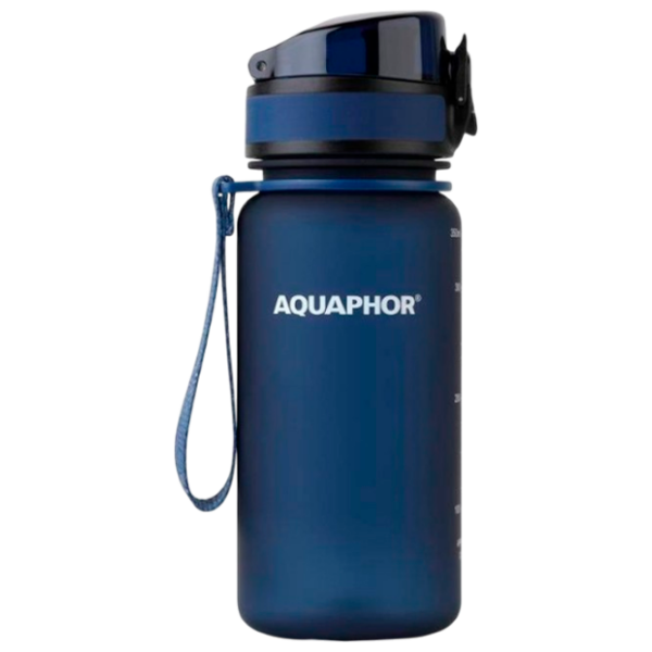 Sticlă pentru apă Aquaphor City Dark Blue 0.35l photo 1