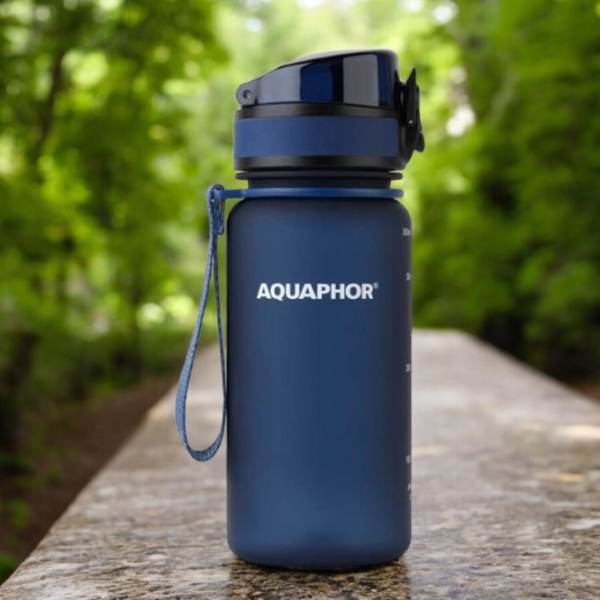 Sticlă pentru apă Aquaphor City Dark Blue 0.35l photo 4