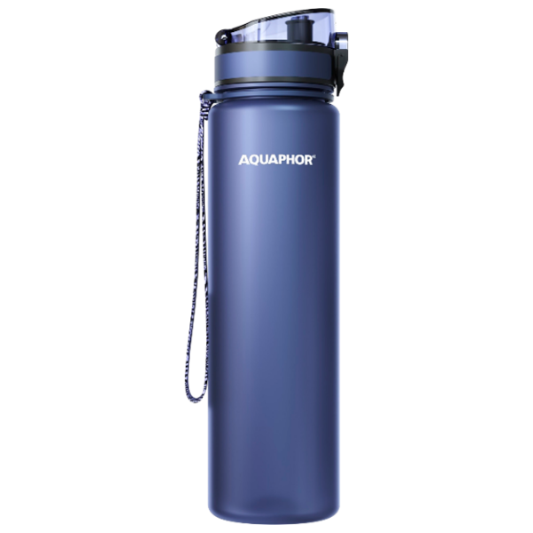 Sticlă pentru apă Aquaphor City Dark Blue 1l photo 1