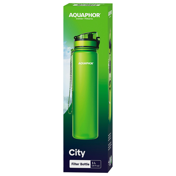 Sticlă pentru apă Aquaphor City Green 1l photo 4