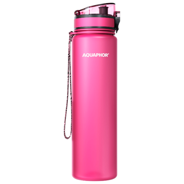 Sticlă pentru apă Aquaphor City Pink 1l photo 1