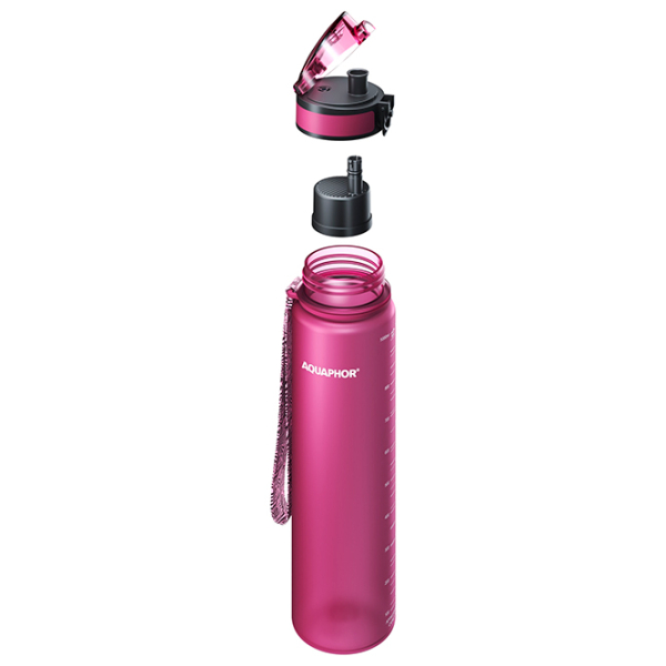 Бутылка для воды Aquaphor City Ruby 1л photo 2