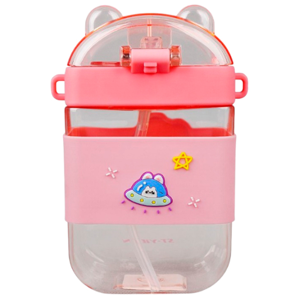 Бутылка для воды Kids Nico Space Rabbit Розовый 0.47л photo 2
