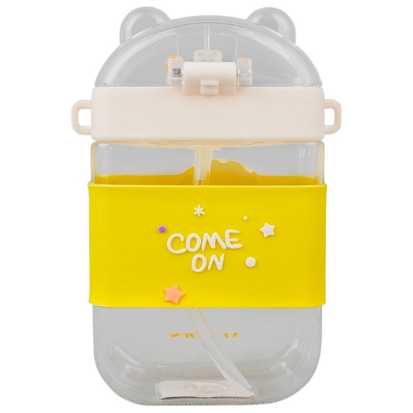 Sticlă pentru apă Kids Nico Happy Duck Yellow 0.47l photo 2