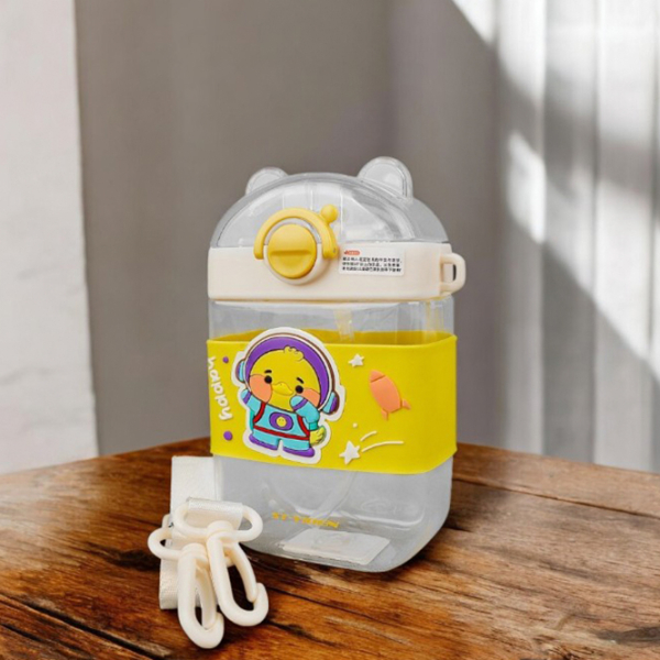 Sticlă pentru apă Kids Nico Happy Duck Yellow 0.47l photo 4