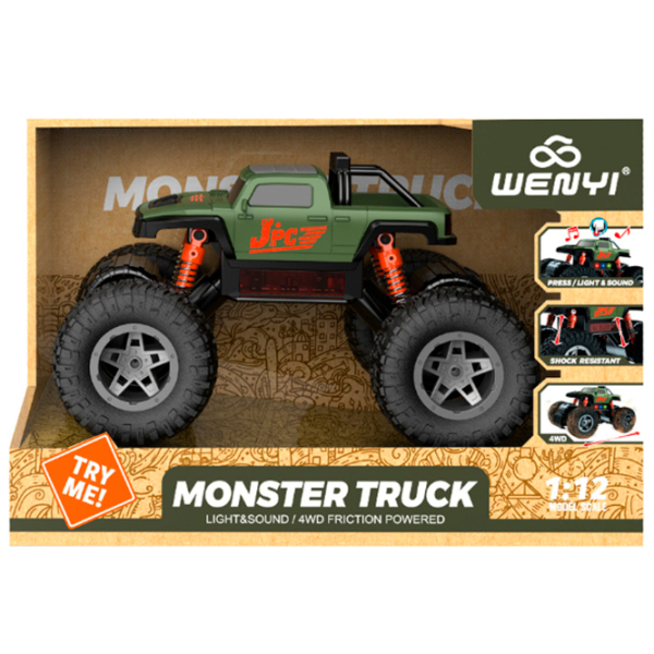 Машинка Wenyi Monster Trucks WY660A
Серый
Зеленый  photo 5