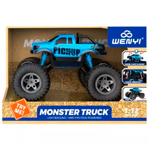 Машинка Wenyi Monster Trucks WY661B
White
Синий  photo 5