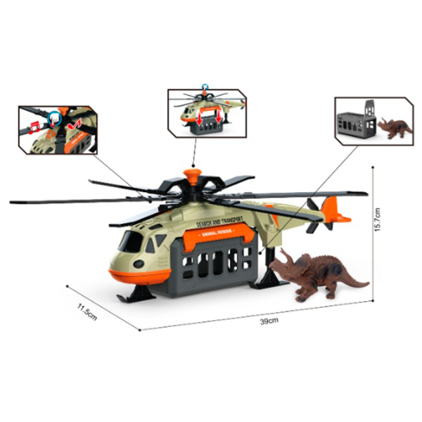 Вертолёт Wenyi Dino Rescue WY960A
Черный
Коричневый  photo 5