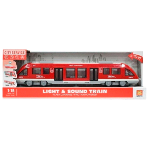 Поезд Wenyi Light & Sound Train WY920A
Серый
Красный  photo 3