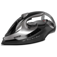 Fier de călcat Gorenje SIH3200BKS Black 3200 W, 40 g/min, 0.42 l, Ceramică