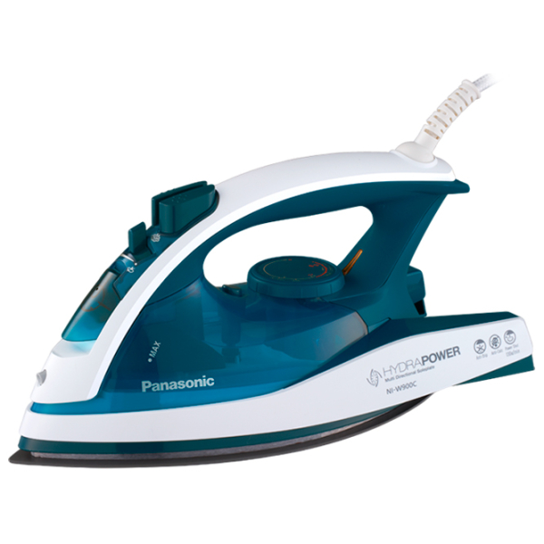 Fier de călcat Panasonic NI-W900CMTW Blue 2400 W, 35 g/min, 0.31 l, Ceramică photo 3