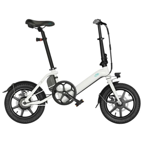 Bicicletă electrică FIIDO D3 Pro White 14" | 250 W | până la 60 km photo 1