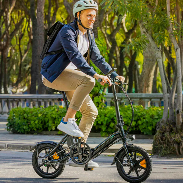 Bicicletă electrică FIIDO D3 Pro White 14" | 250 W | până la 60 km photo 6