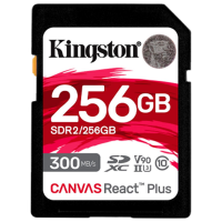 SD Kingston Canvas React Plus 256 GB 