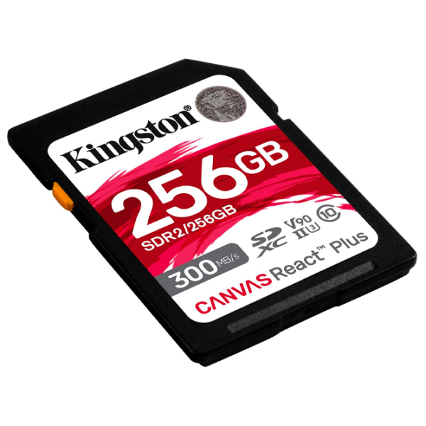 SD Kingston Canvas React Plus 256 GB  photo 2