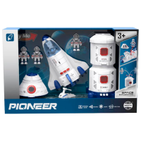 Set jucării Wenyi Pioneer Space Exploration WY891A-3 White Pentru copii, 3+