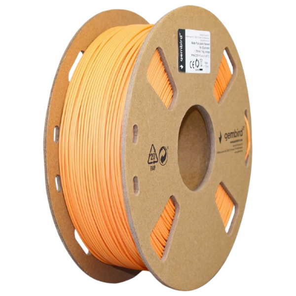 Филамент Gembird 3DP-PLA-01-MTO Оранжевый  photo 1