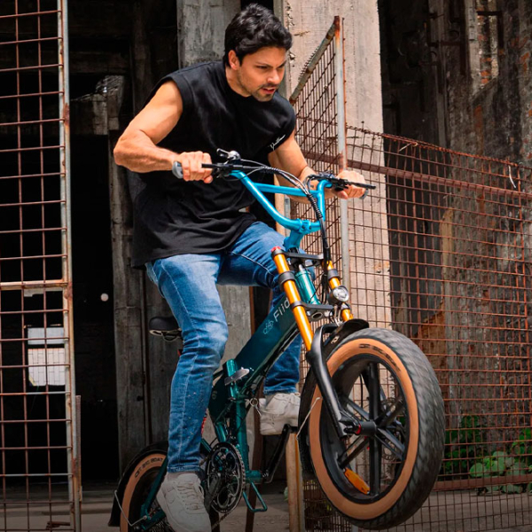 Bicicletă electrică FIIDO M1 Pro Blue 20" | 500 W | până la 80 km photo 3