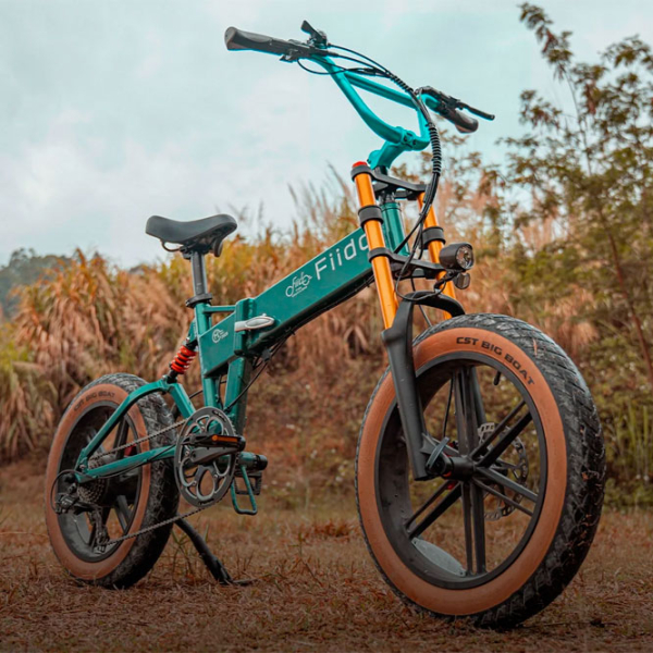 Bicicletă electrică FIIDO M1 Pro Blue 20" | 500 W | până la 80 km photo 4