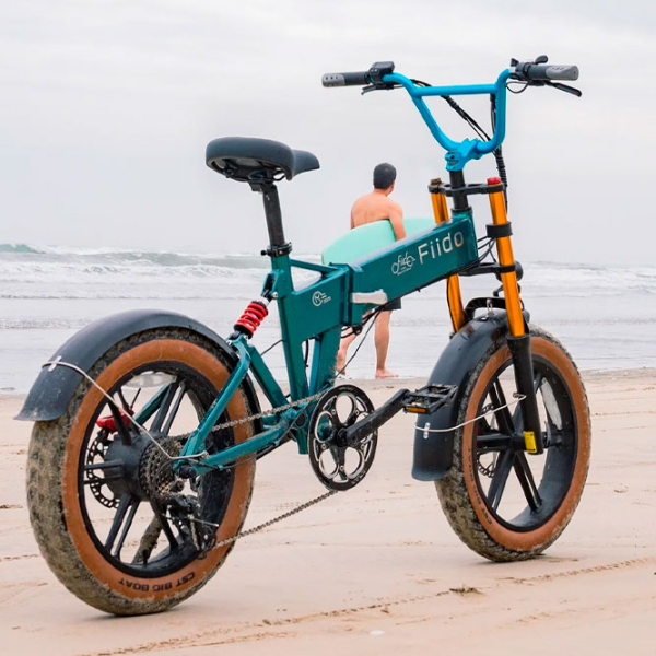 Bicicletă electrică FIIDO M1 Pro Blue 20" | 500 W | până la 80 km photo 6