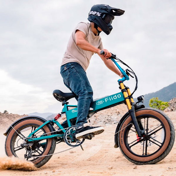 Bicicletă electrică FIIDO M1 Pro Blue 20" | 500 W | până la 80 km photo 8