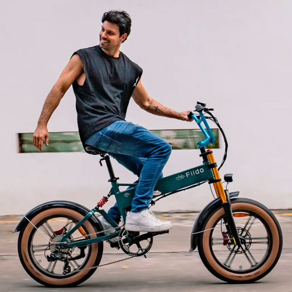 Bicicletă electrică FIIDO M1 Pro Blue 20" | 500 W | până la 80 km photo 9