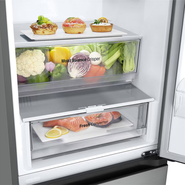 Frigider LG GBV3200DPY Inox 277l / No Frost, 110l / No Frost, D photo 6