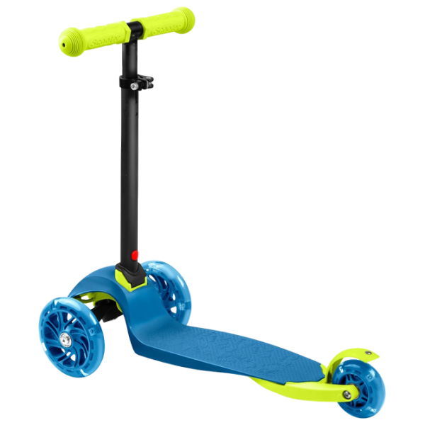 Trotinetă pentru copii cu trei roți Ricokids Loco (5642268) Blue 3 ani, 25 kg, Din silicon photo 2