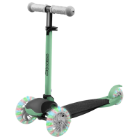 Trotinetă pentru copii cu trei roți Ricokids Loco (5642275) Green 3 ani, 25 kg, Din silicon