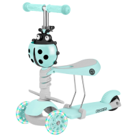 Trotinetă pentru copii cu trei roți Ricokids Buggy (5642234) Mint 3 ani, 30 kg, Din silicon